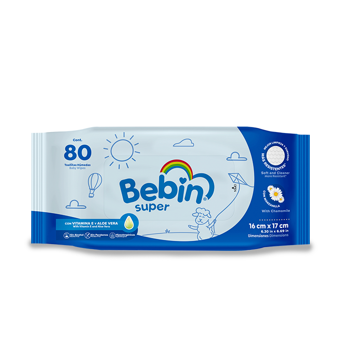 Toallitas Húmedas Bebin Super - 1440 piezas