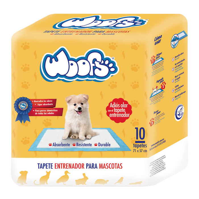 Tapete Entrenador para Mascota Woofs - 60 piezas